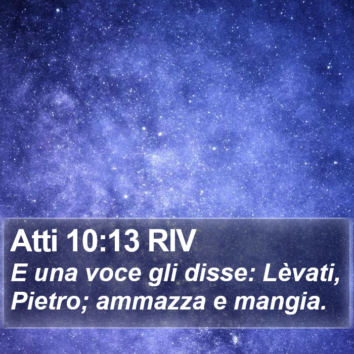 Atti 10:13 RIV Bible Study