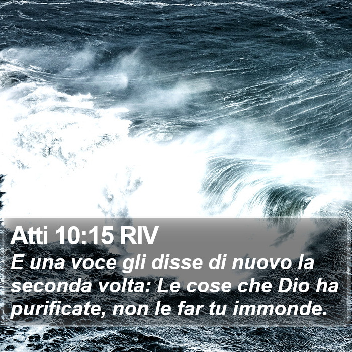 Atti 10:15 RIV Bible Study