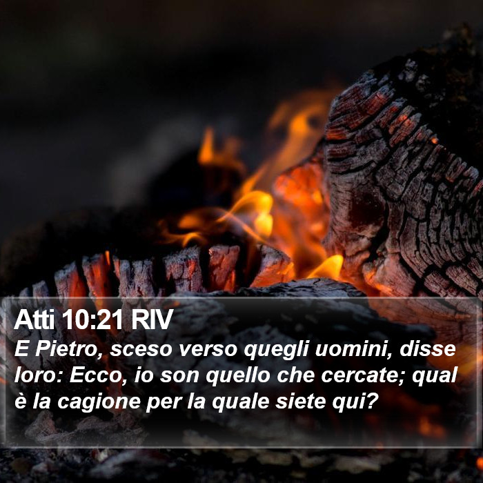 Atti 10:21 RIV Bible Study