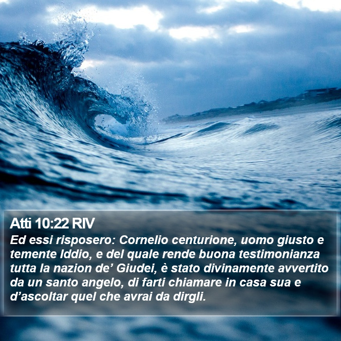 Atti 10:22 RIV Bible Study