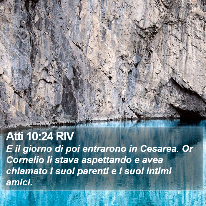 Atti 10:24 RIV Bible Study