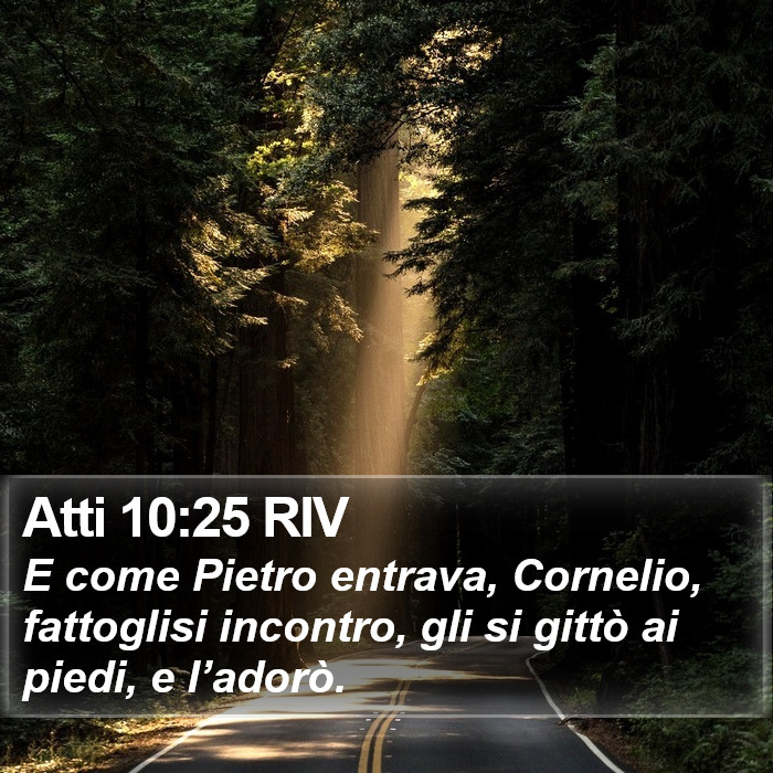 Atti 10:25 RIV Bible Study