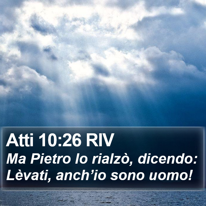 Atti 10:26 RIV Bible Study