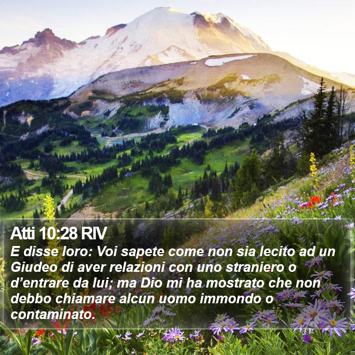 Atti 10:28 RIV Bible Study