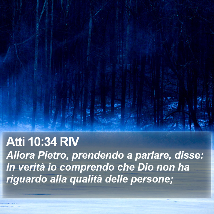 Atti 10:34 RIV Bible Study