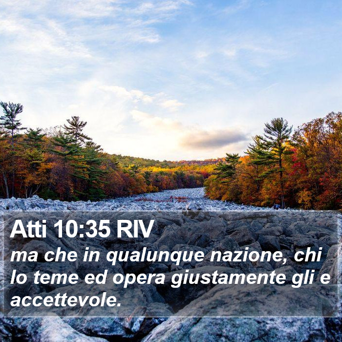 Atti 10:35 RIV Bible Study
