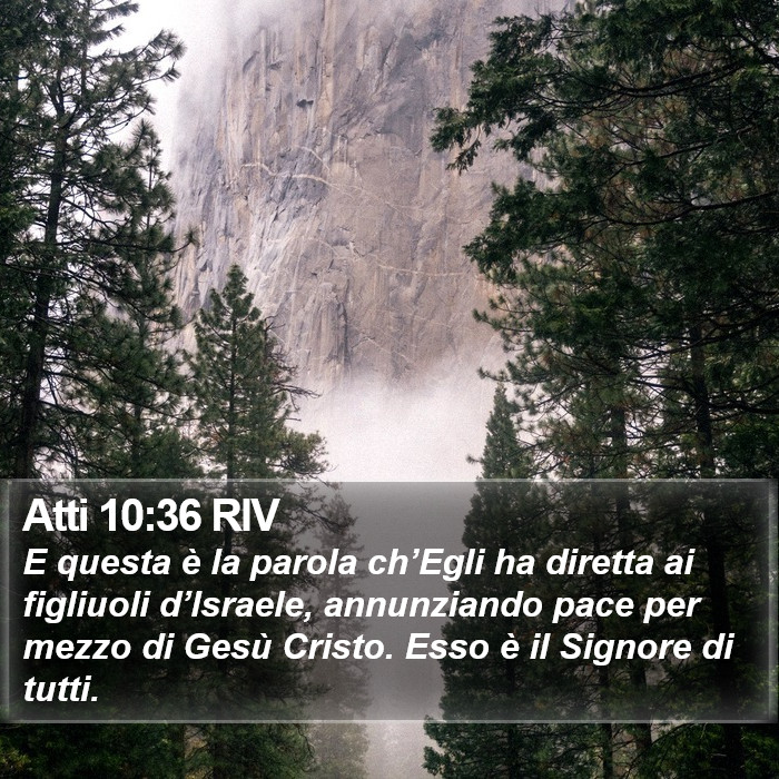 Atti 10:36 RIV Bible Study