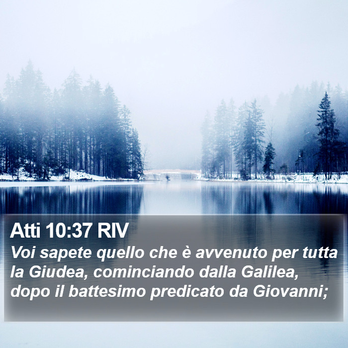 Atti 10:37 RIV Bible Study