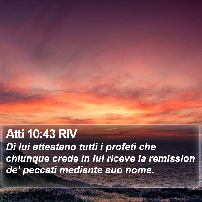 Atti 10:43 RIV Bible Study
