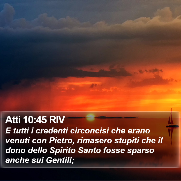 Atti 10:45 RIV Bible Study