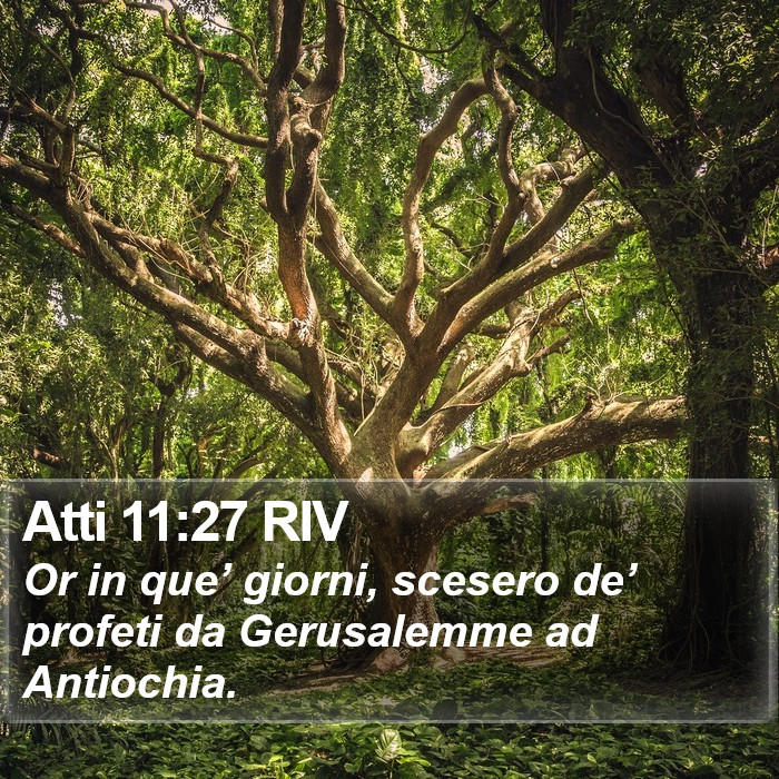 Atti 11:27 RIV Bible Study