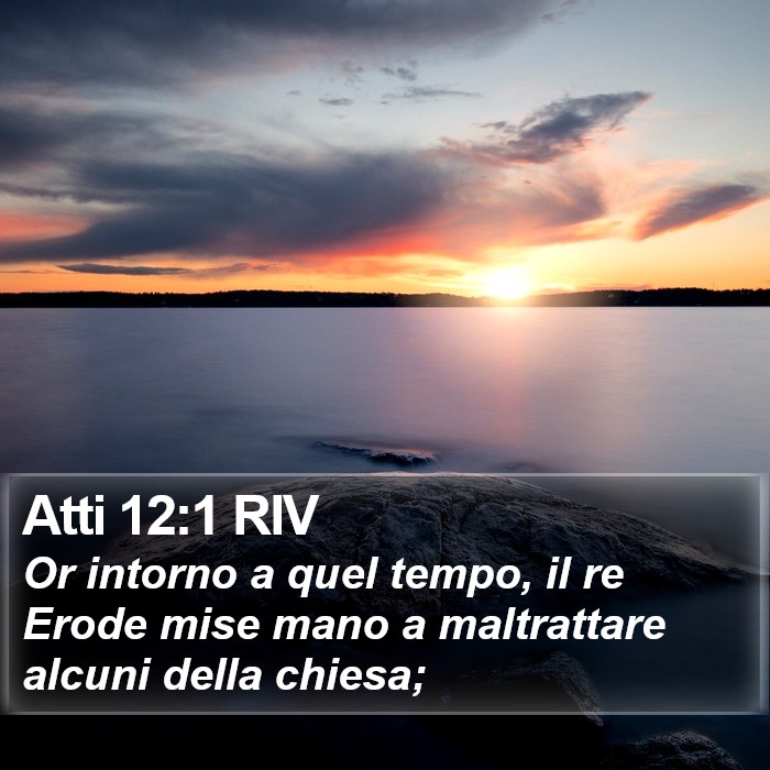 Atti 12:1 RIV Bible Study