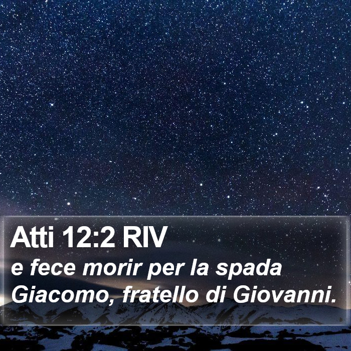 Atti 12:2 RIV Bible Study