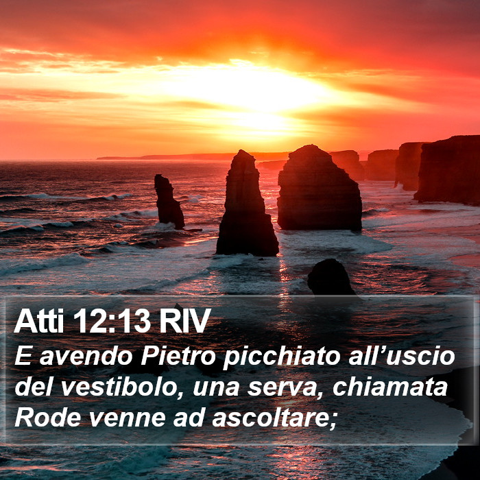 Atti 12:13 RIV Bible Study
