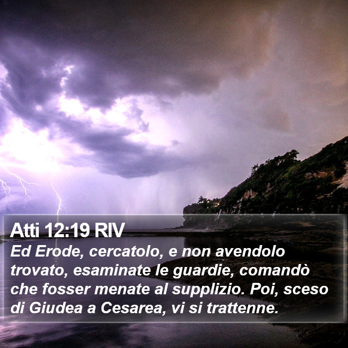 Atti 12:19 RIV Bible Study