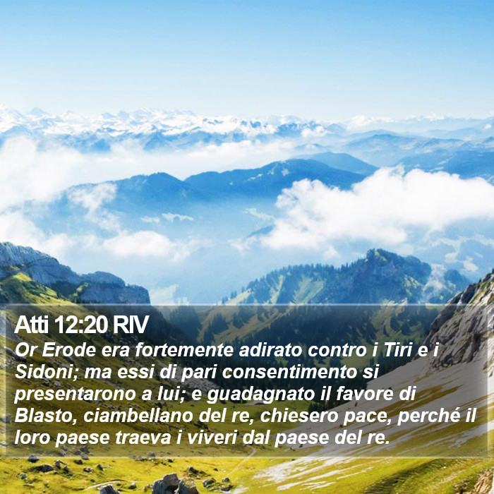Atti 12:20 RIV Bible Study