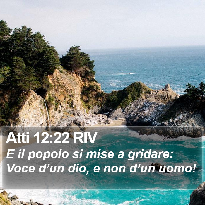 Atti 12:22 RIV Bible Study