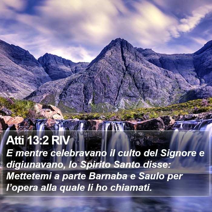 Atti 13:2 RIV Bible Study