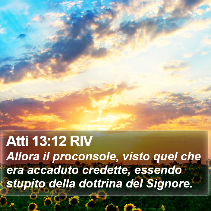 Atti 13:12 RIV Bible Study