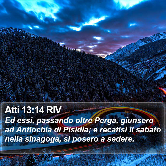 Atti 13:14 RIV Bible Study