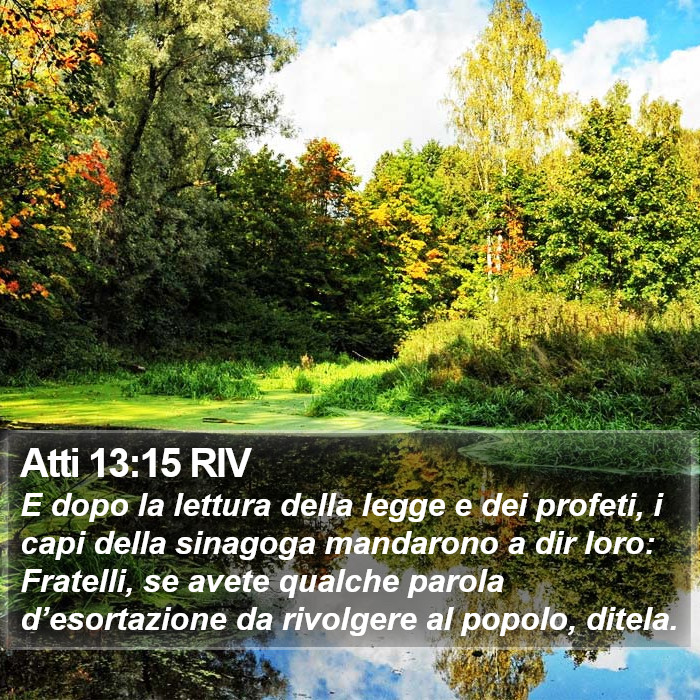 Atti 13:15 RIV Bible Study