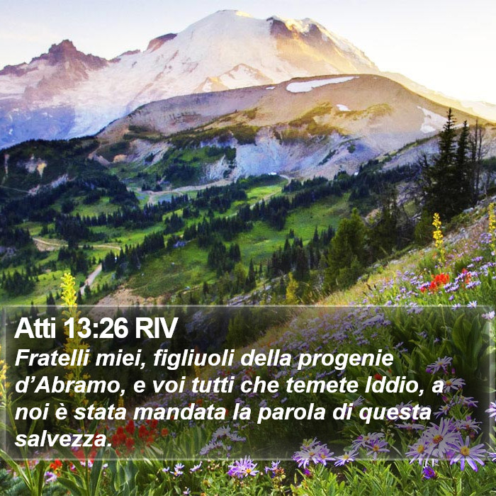 Atti 13:26 RIV Bible Study