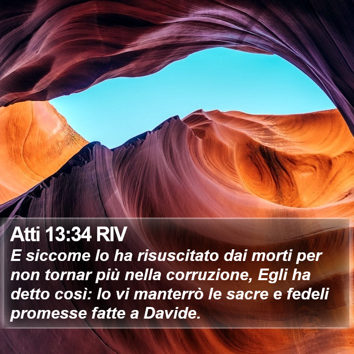 Atti 13:34 RIV Bible Study