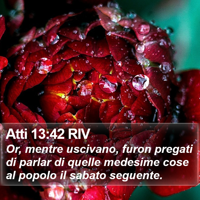 Atti 13:42 RIV Bible Study