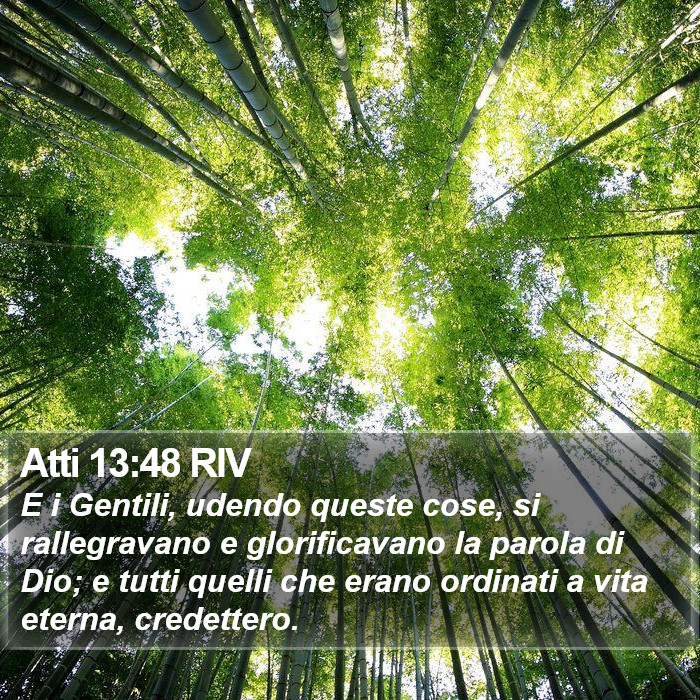 Atti 13:48 RIV Bible Study