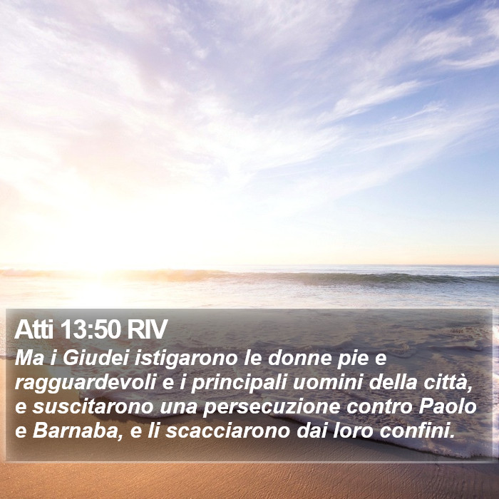 Atti 13:50 RIV Bible Study