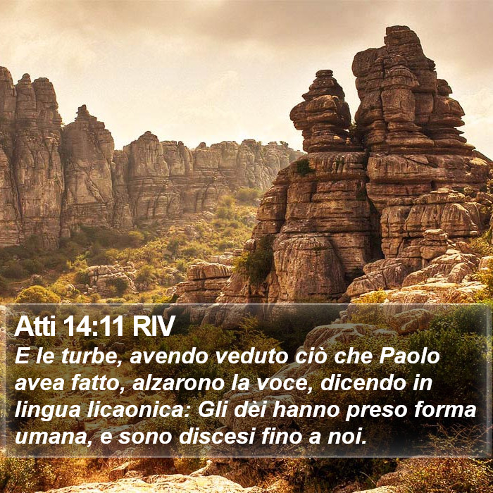 Atti 14:11 RIV Bible Study