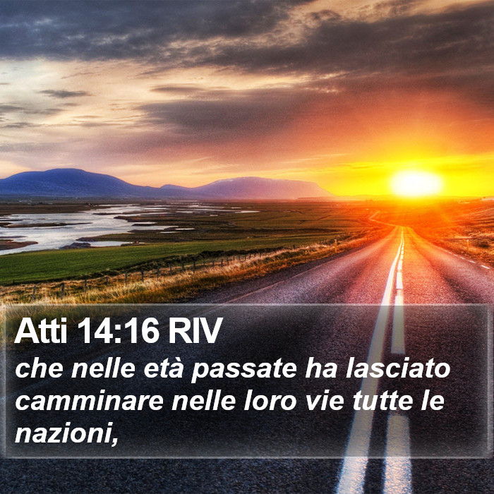 Atti 14:16 RIV Bible Study