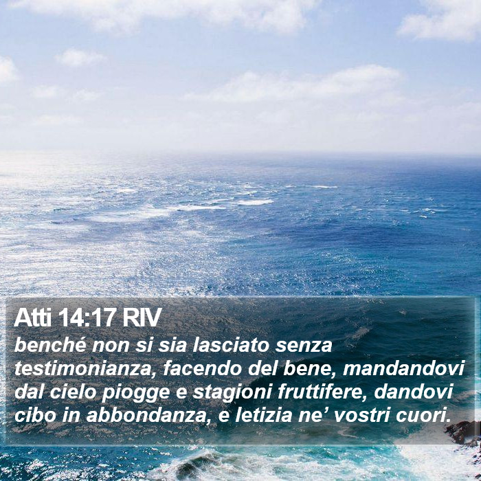 Atti 14:17 RIV Bible Study