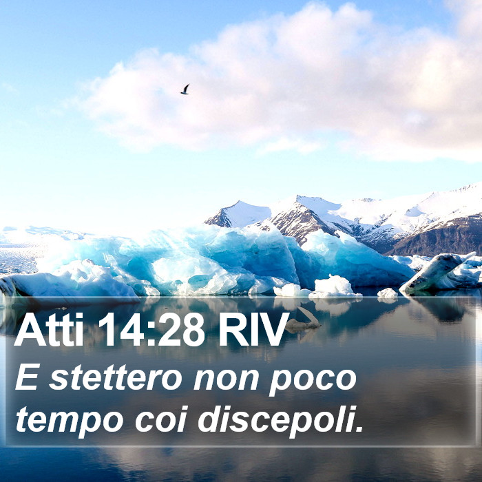 Atti 14:28 RIV Bible Study