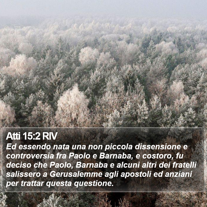 Atti 15:2 RIV Bible Study