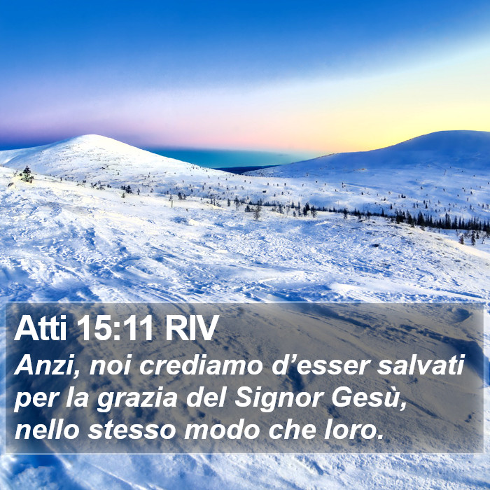 Atti 15:11 RIV Bible Study