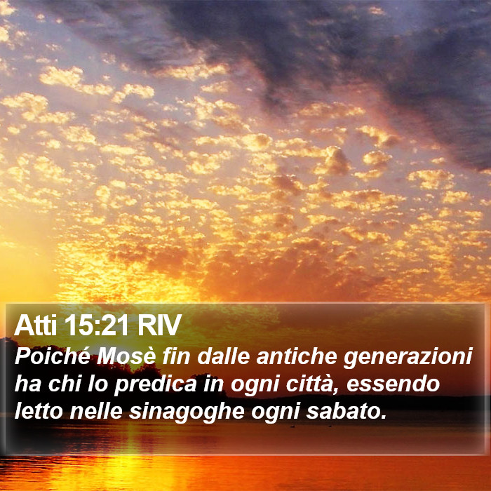 Atti 15:21 RIV Bible Study