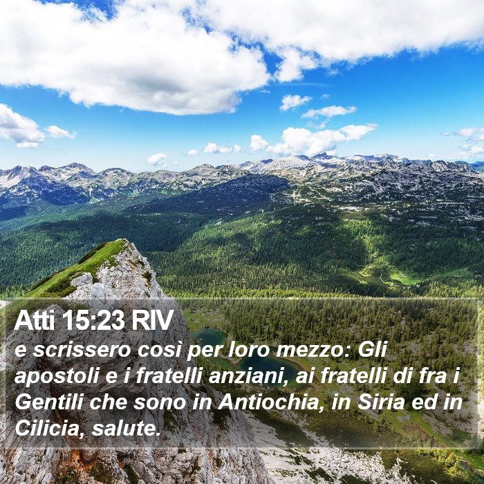 Atti 15:23 RIV Bible Study