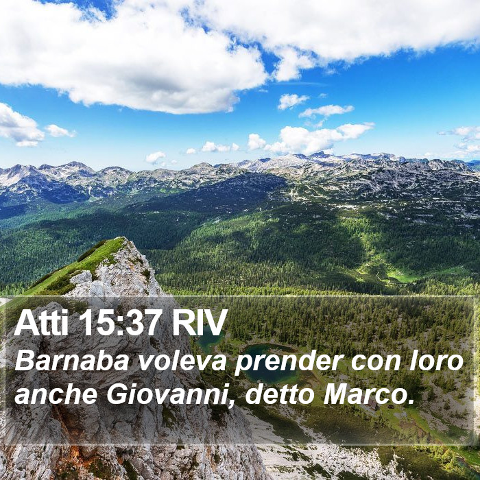 Atti 15:37 RIV Bible Study