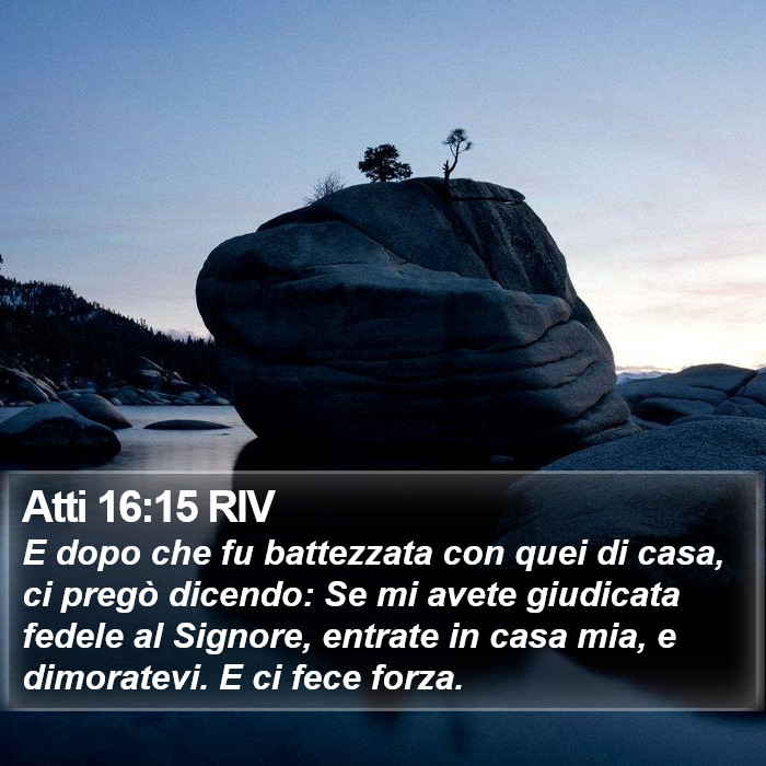 Atti 16:15 RIV Bible Study