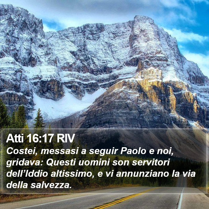 Atti 16:17 RIV Bible Study
