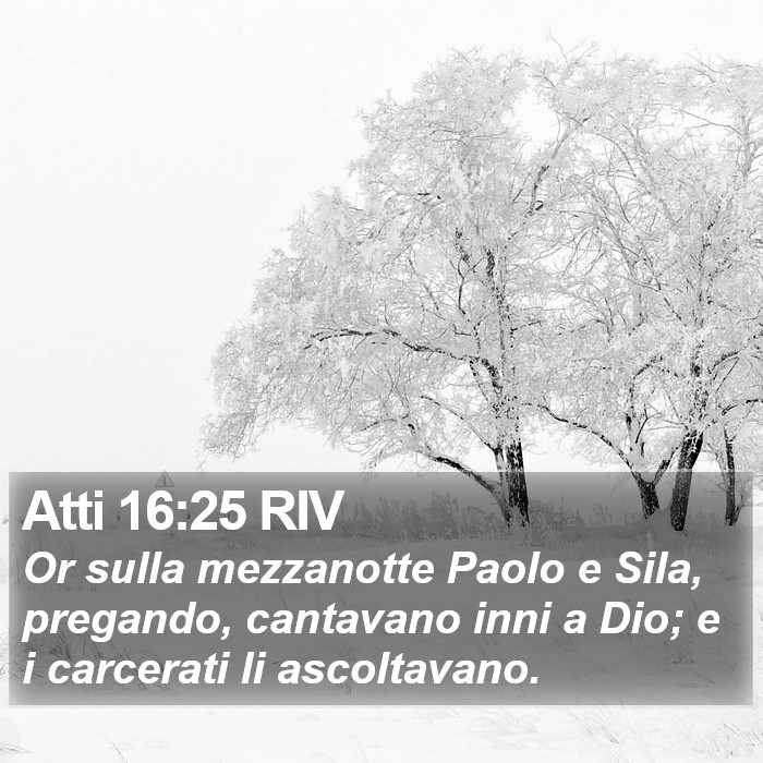 Atti 16:25 RIV Bible Study