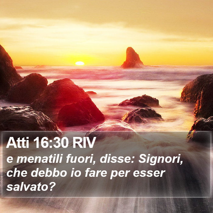 Atti 16:30 RIV Bible Study