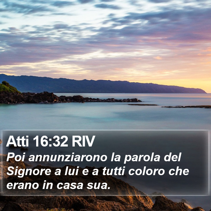 Atti 16:32 RIV Bible Study
