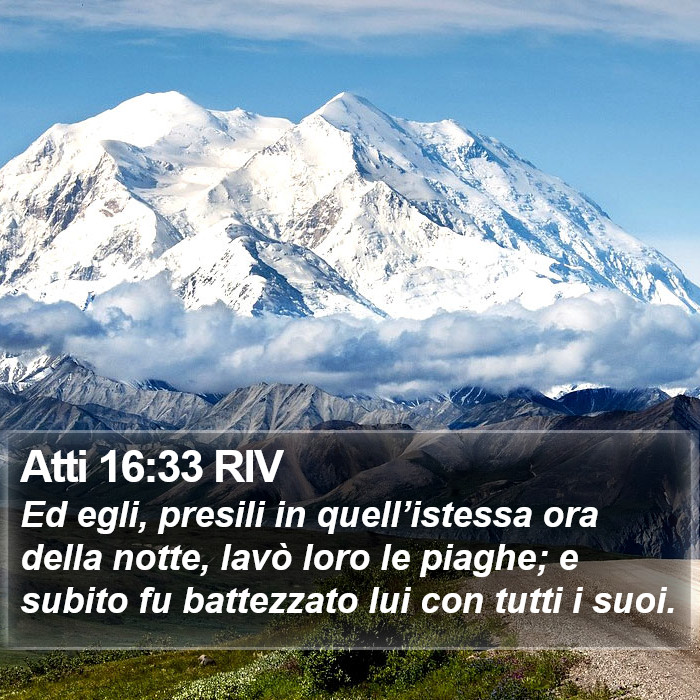 Atti 16:33 RIV Bible Study