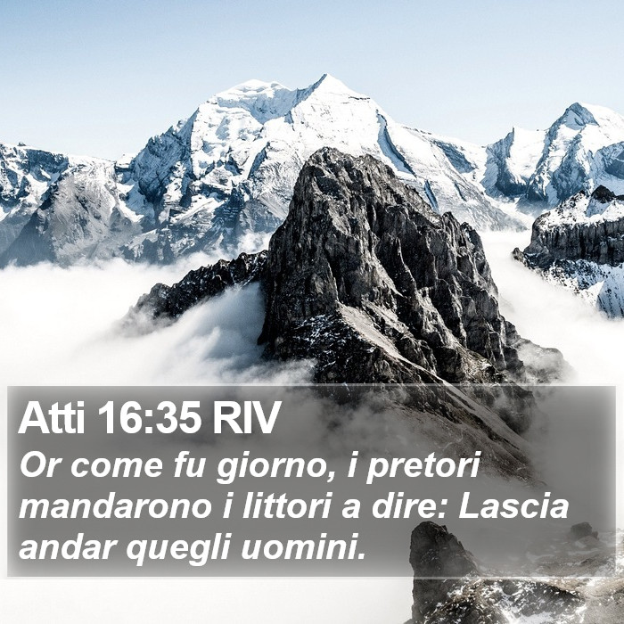 Atti 16:35 RIV Bible Study