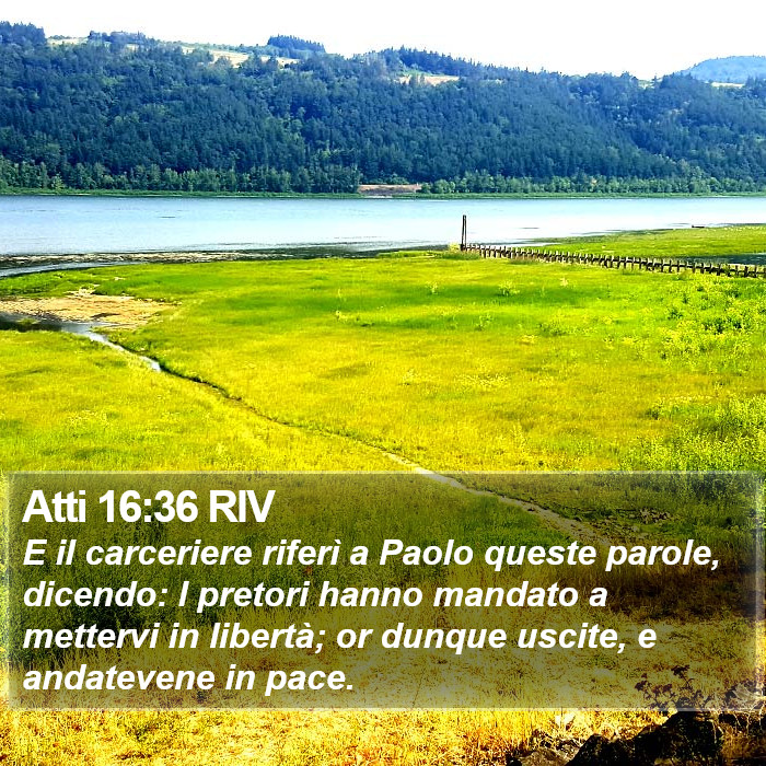 Atti 16:36 RIV Bible Study