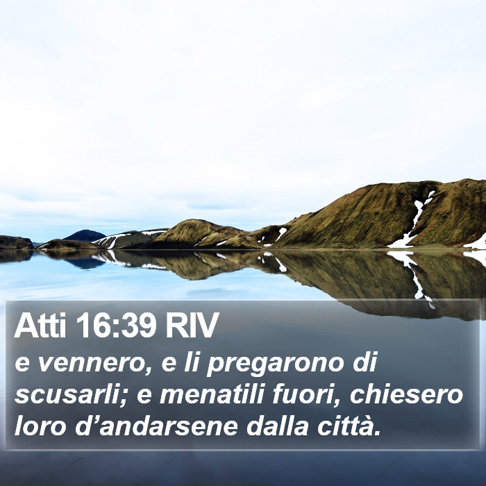 Atti 16:39 RIV Bible Study