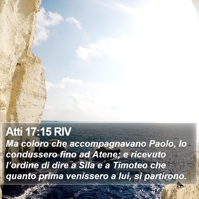 Atti 17:15 RIV Bible Study