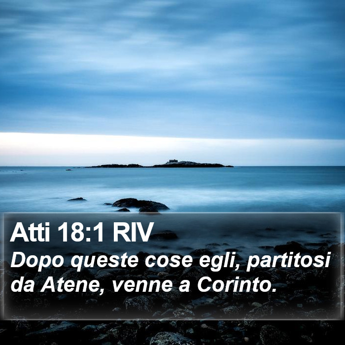 Atti 18:1 RIV Bible Study